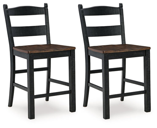 Valebeck Counter Height Barstool (Set of 2) - Gate FurnitureBarstool