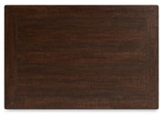 Valebeck Counter Height Dining Table and 4 Barstools - D546D14