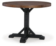 Valebeck Counter Height Dining Table and 6 Barstools - D546D34