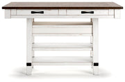 Valebeck Counter Height Dining Table and 6 Chairs - D546D35