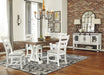 Valebeck White - Brown Dining Room Set - Gate FurnitureDining Room Set