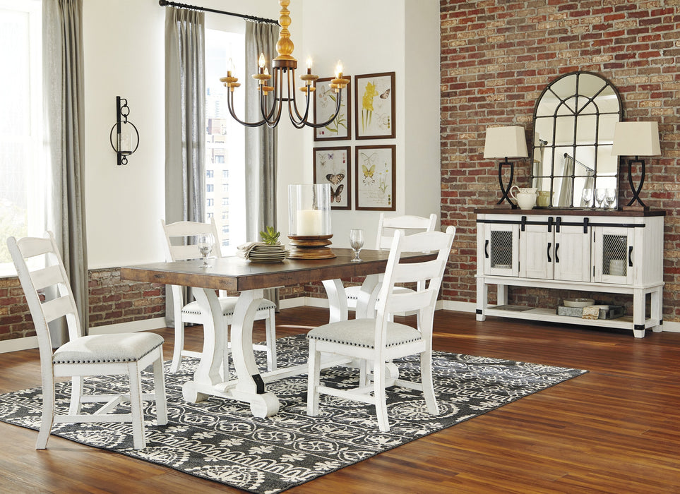 Valebeck White - Brown Dining Room Set - Gate FurnitureDining Room Set