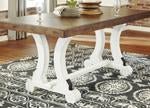 Valebeck White/Brown Dining Table - Lara FurnitureDining Table