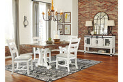 Valebeck White/Brown Dining Table - Lara FurnitureDining Table