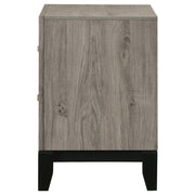 Valen 2-drawer Nightstand Bedside Table Light Taupe - 215912