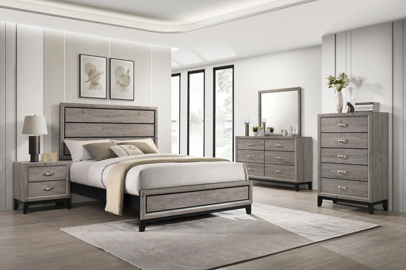 Valen 5-drawer Bedroom Chest of Drawers Light Taupe - 215915