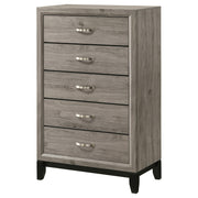 Valen 5-drawer Bedroom Chest of Drawers Light Taupe - 215915