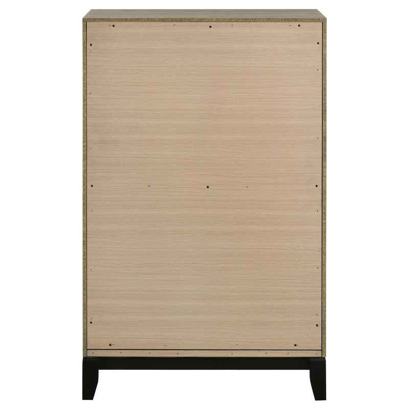 Valen 5-drawer Bedroom Chest of Drawers Light Taupe - 215915