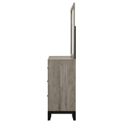 Valen 6-drawer Bedroom Dresser and Mirror Light Taupe - 215913M