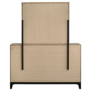 Valen 6-drawer Bedroom Dresser and Mirror Light Taupe - 215913M