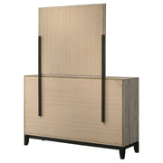 Valen 6-drawer Bedroom Dresser and Mirror Light Taupe - 215913M