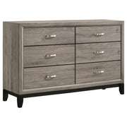 Valen 6-drawer Bedroom Dresser Cabinet Light Taupe - 215913