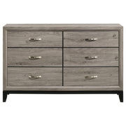 Valen 6-drawer Bedroom Dresser Cabinet Light Taupe - 215913