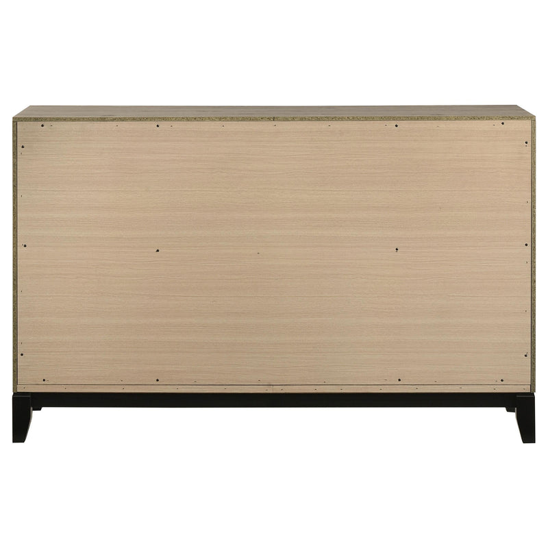 Valen 6-drawer Bedroom Dresser Cabinet Light Taupe - 215913