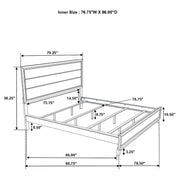 Valen Five-piece California King Bedroom Set Light Taupe - 215911KW-S5