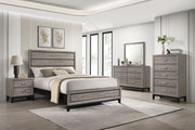Valen Five-piece Eastern King Bedroom Set Light Taupe - 215911KE-S5