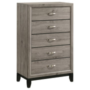 Valen Five-piece Twin Bedroom Set Light Taupe - 215911T-S5