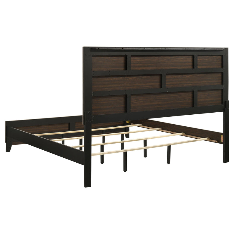 Valen Four-piece Eastern King Bedroom Set Light Taupe - 215911KE-S4
