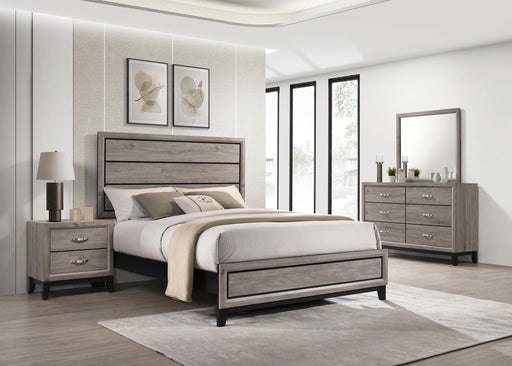 Valen Four-piece Full Bedroom Set Light Taupe - 215911F-S4