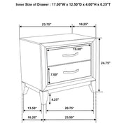 Valen Four-piece Twin Bedroom Set Light Taupe - 215911T-S4