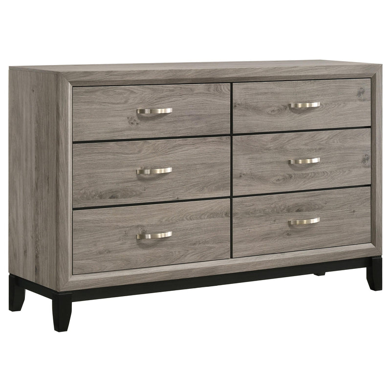 Valen Four-piece Twin Bedroom Set Light Taupe - 215911T-S4