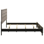 Valen Wood California King Panel Bed Light Taupe - 215911KW