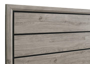 Valen Wood Eastern King Panel Bed Light Taupe - 215911KE