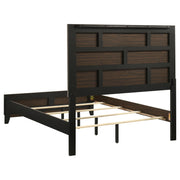 Valen Wood Full Panel Bed Light Taupe - 215911F
