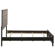 Valen Wood Full Panel Bed Light Taupe - 215911F