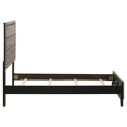 Valen Wood Twin Panel Bed Light Taupe - 215911T