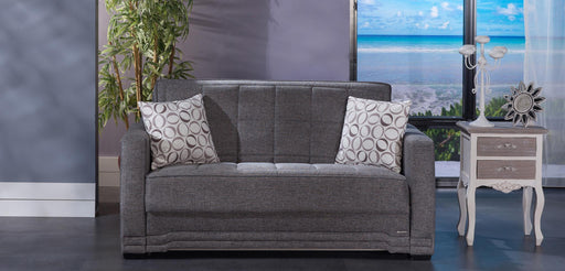 Valerie Love Seat (Diego Gray) 3 Pieces - Gate FurnitureLoveseat