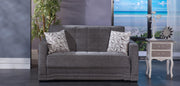 Valerie Love Seat (Diego Gray) 3 Pieces - Lara FurnitureLoveseat