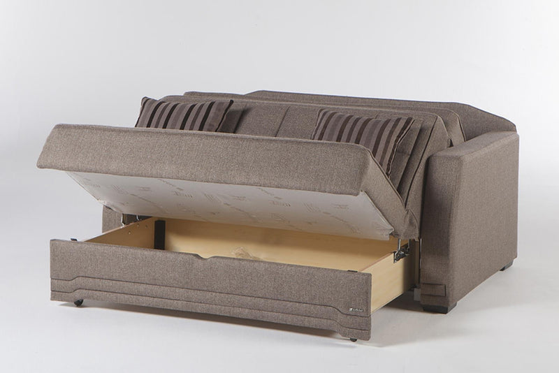 Valerie Love Seat (Redeyef Brown) 3 Pieces - Lara FurnitureLoveseat