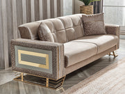 Valero 3-pieces (Sofa & Loveseat & Chair) Livingroom in Light Grey - 200-SER-VAL-STAR244-321