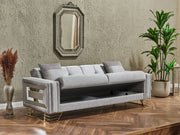 Valero Convertible Sofa in Beige - 200-SER-VAL-STAR240-3