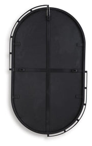 Valkings Black Accent Mirror - A8010403