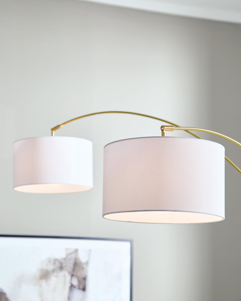 Valo Gold Finish Arc Lamp - L725169