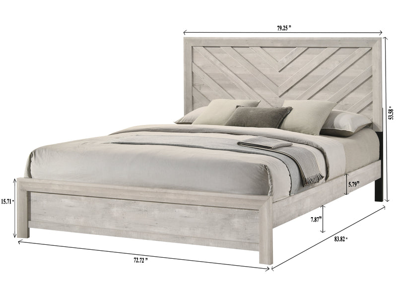 Valor Beige Bedroom Set - Lara FurnitureBedroom Set
