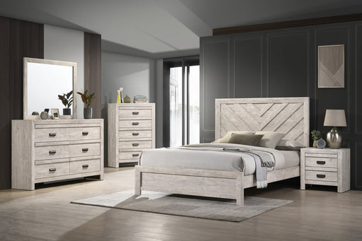Valor Beige Panel Bedroom Set - Lara FurnitureBedroom Set