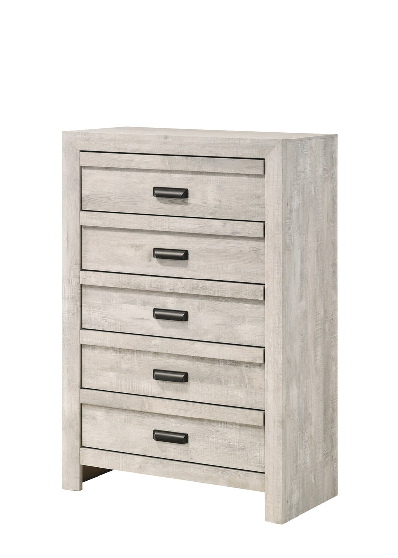 Valor Beige Panel Bedroom Set - Lara FurnitureBedroom Set