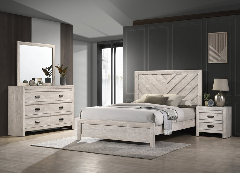 Valor Beige Panel Bedroom Set - Lara FurnitureBedroom Set