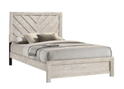 Valor Beige Twin Panel Bed - Lara FurnitureTwin Bed