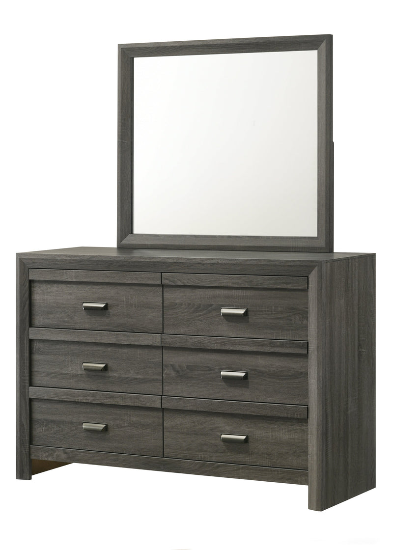 Valor Gray Bedroom Set - Lara FurnitureBedroom Set