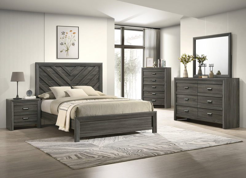Valor Gray Youth Bedroom Set - Lara FurnitureYouth Bedroom Set