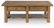 Vandenmore Medium Brown Coffee Table - T539-1