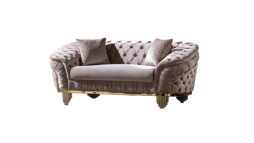 Vanessa Loveseat Taupe - C - Vanessa Loveseat Taupe - C