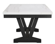 Varley Dove Genuine Marble Dining Set - Lara FurnitureDining Room Set