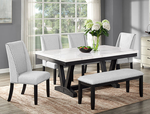 Varley Genuine Marble Dining Tbl - 1320T-4272