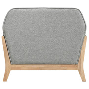 Vaughn Fabric Upholstered Flared Arm Accent Chair Grey - 511073