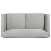 Vaughn Fabric Upholstered Flared Arm Loveseat Grey - 511072